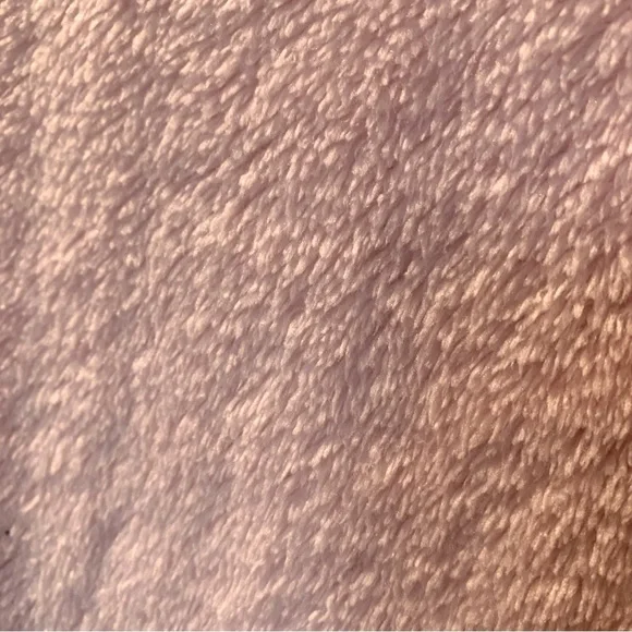 HOLLISTER Pink Fuzzy Cropped Drawstring Cowl Neck Pullover Longsleeve Jacket L - Picture 8 of 11